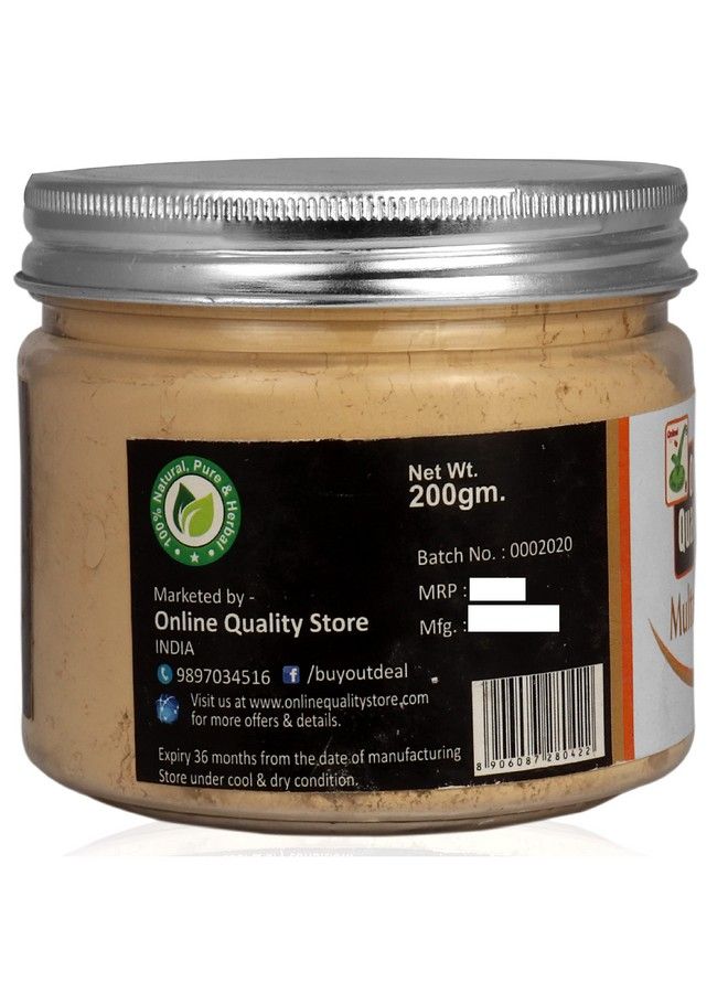 Online Quality Store Organic Multani Mitti Powder ; Healing Clay ; Bentonite Clay ;Calcium Bentonite Clay For Face Pack And Hair Pack ;Pure Multani Mitti Powder ;Multani Mitti Powder Pure 100%200G - Image 5