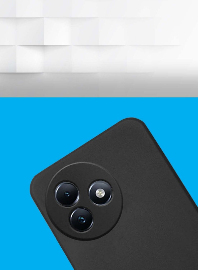 Wtech Itel S24 4G 2024 Premium Liquid Silicone Case Cover Black - Image 3