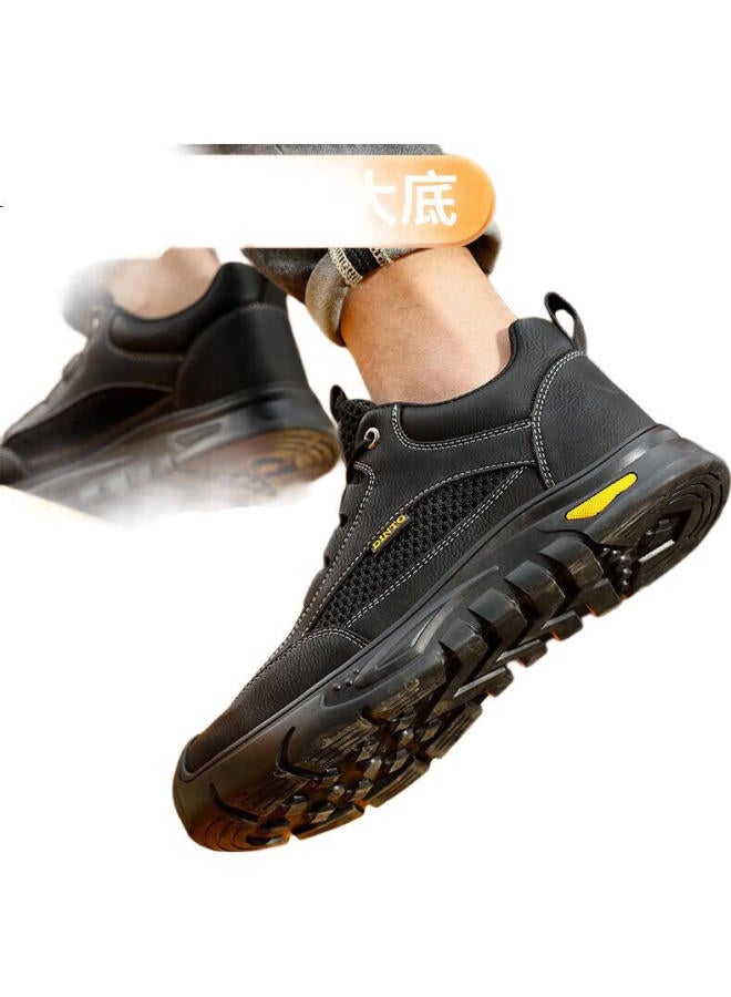 Jingtu أحذية العمل الآمنة للرجال مقاومة للثقب ومريحة مع مقدمة فولاذية مضادة للكسر F003T 44 - Image 1