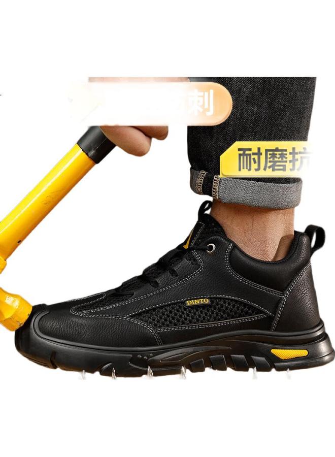 Jingtu أحذية العمل الآمنة للرجال مقاومة للثقب ومريحة مع مقدمة فولاذية مضادة للكسر F003T 44 - Image 3