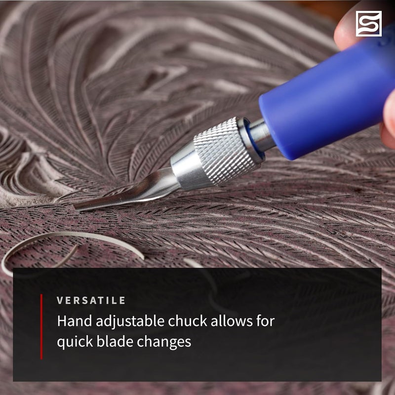 Speedball Linoleum Cutter Kit Assortment #1 - Complete Set of Linocut Carving Tools with 5 Blades for Block Printing - Image 5