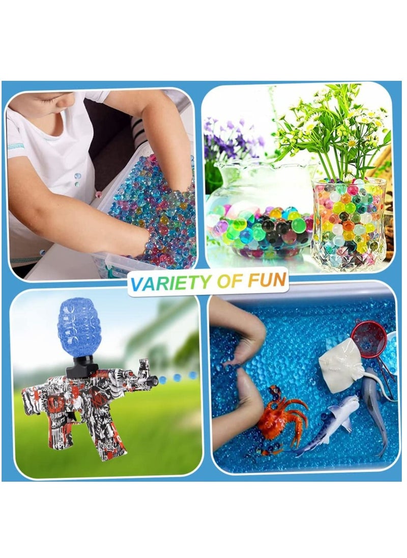DUSALA - Water Balls Beads Refill Ammo  7-8 mm, Gel Ball Blaster Bullets Non-Toxic Friendly Water Ball for Splatter Gall Gun, Vases, Plants Decor - Image 1