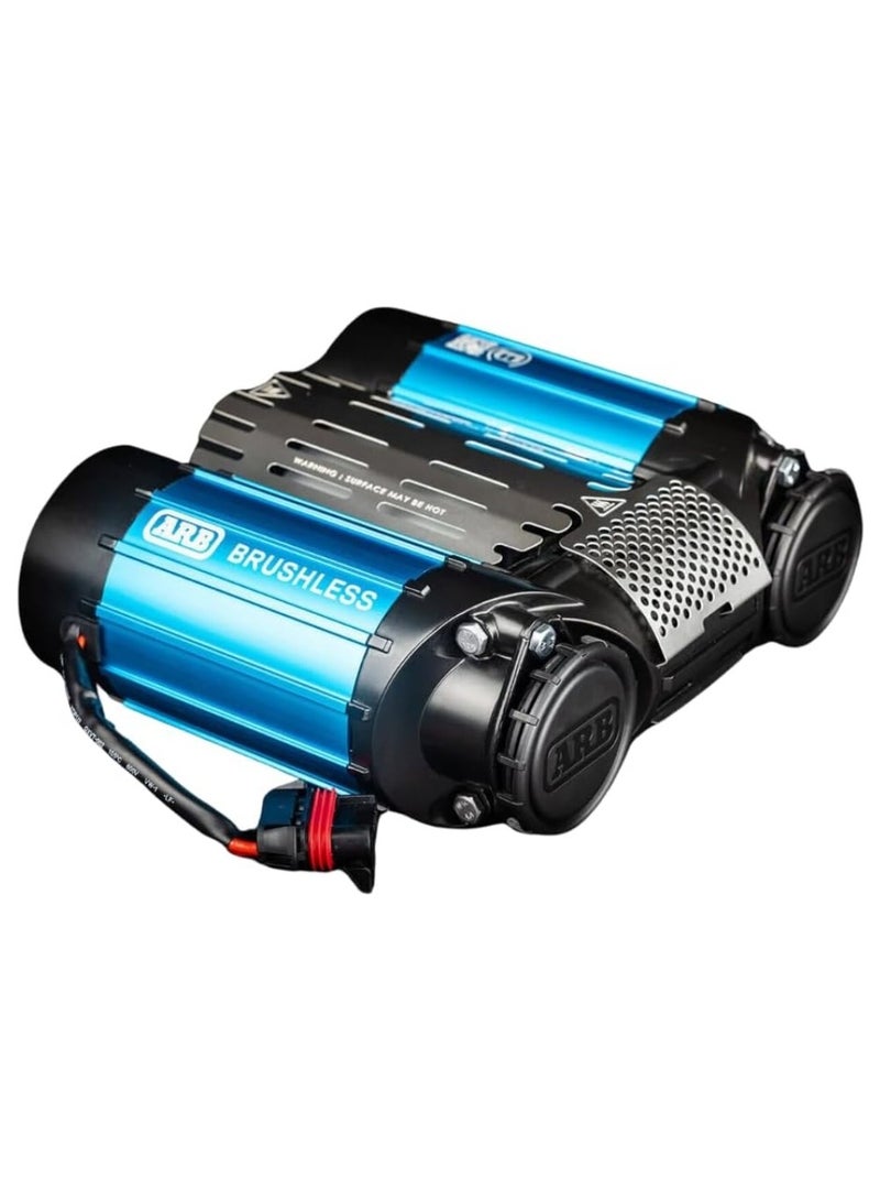 اي ار بي ضاغط هواء مدمج ARB CKBLTA12 بمحركين بدون فرشاة - منفاخ إطارات 12 فولت، أسرع بنسبة 50%، تبريد نشط، تقنية ذكية، مثالي لسيارات الدفع الرباعي على الطرق الوعرة ونفخ الإطارات - Image 1