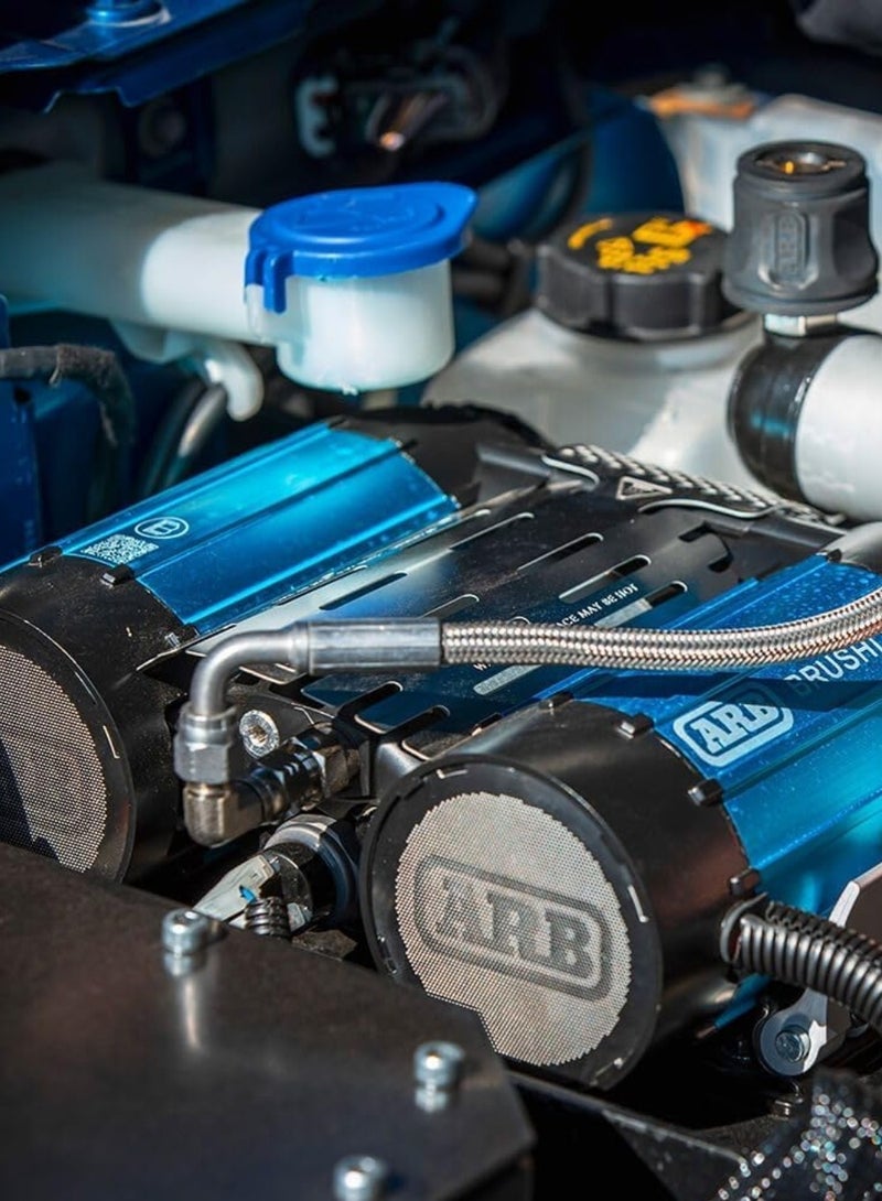 اي ار بي ضاغط هواء مدمج ARB CKBLTA12 بمحركين بدون فرشاة - منفاخ إطارات 12 فولت، أسرع بنسبة 50%، تبريد نشط، تقنية ذكية، مثالي لسيارات الدفع الرباعي على الطرق الوعرة ونفخ الإطارات - Image 3