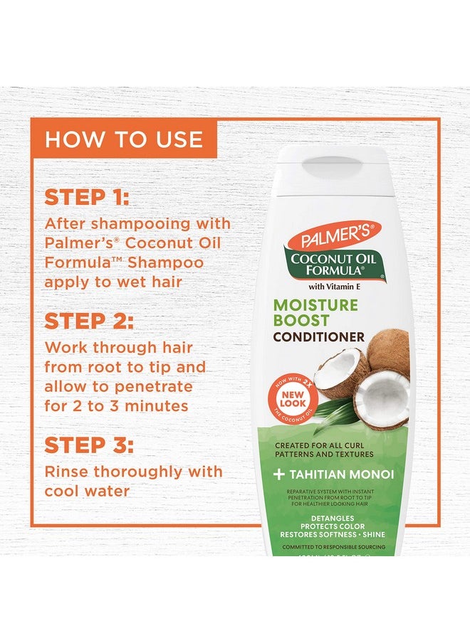 PALMER'S Palmer's Coconut Oil Formula Moisture Boost Conditioner, 13.5 Ounce  - Image 4