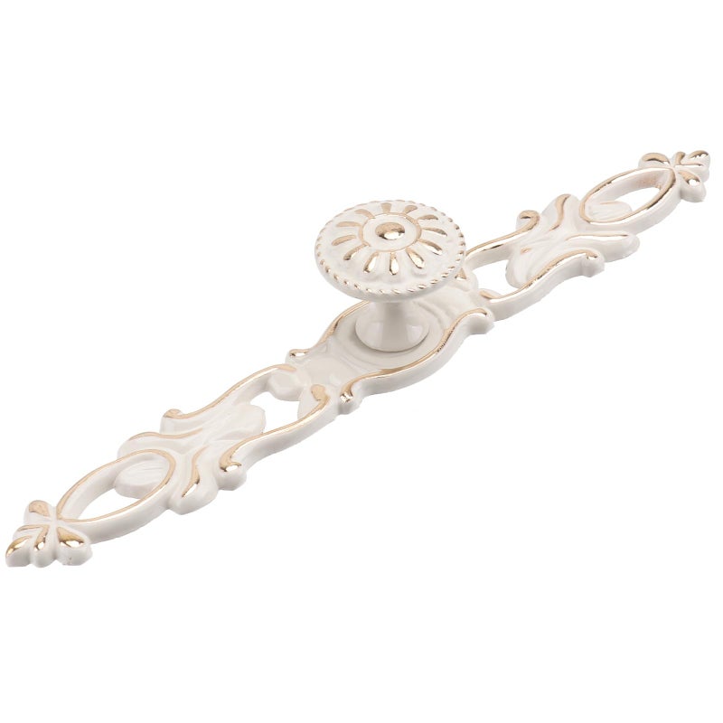 European Style Ivory White Cabinet Knobs 15mm Drawer Pulls for Kitchen Furniture Wardrobe - Image 2