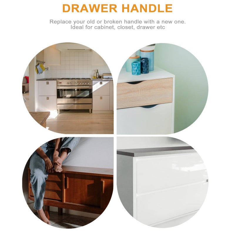 European Style Ivory White Cabinet Knobs 15mm Drawer Pulls for Kitchen Furniture Wardrobe - Image 4