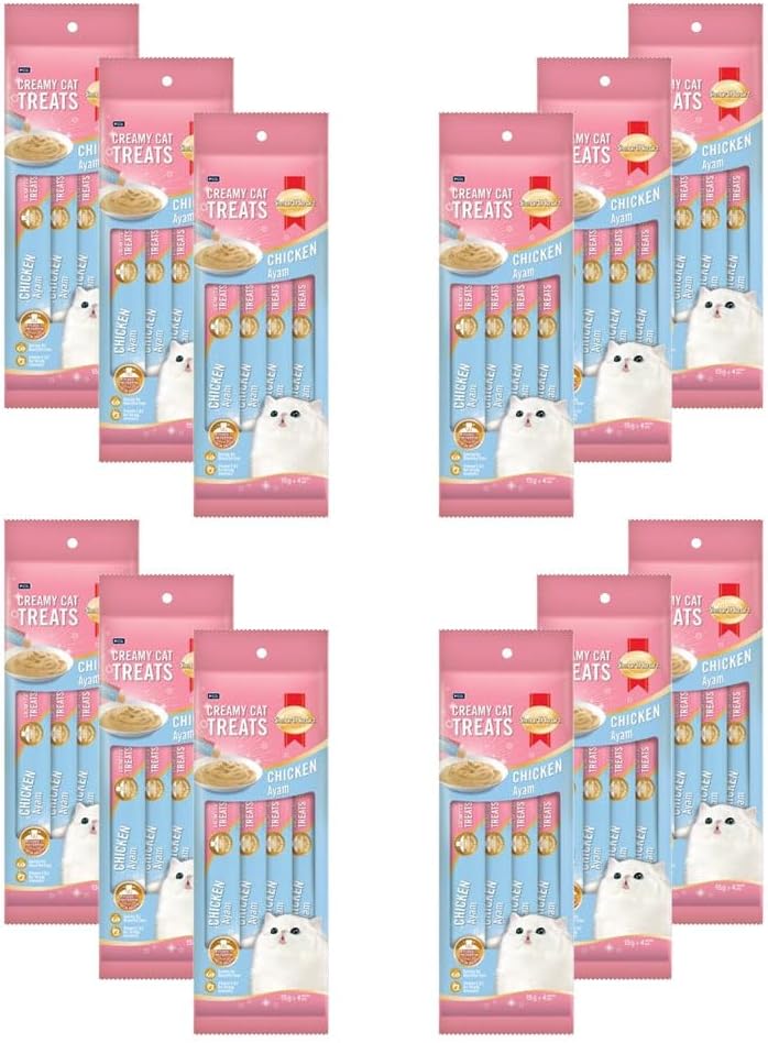 SmartHeart علاجات سمارت هارت الكريمية للقطط - بنكهة الدجاج - Image 2