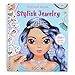 BSCOOL Sticker Stylish Dress up Jewelry Sticker Activity Book for Kids Learn Girls Fashion Design with Stickers and Guides for Kids 5 and up with 250 Reusable Stickers Easter Gift for Girls - Image 3