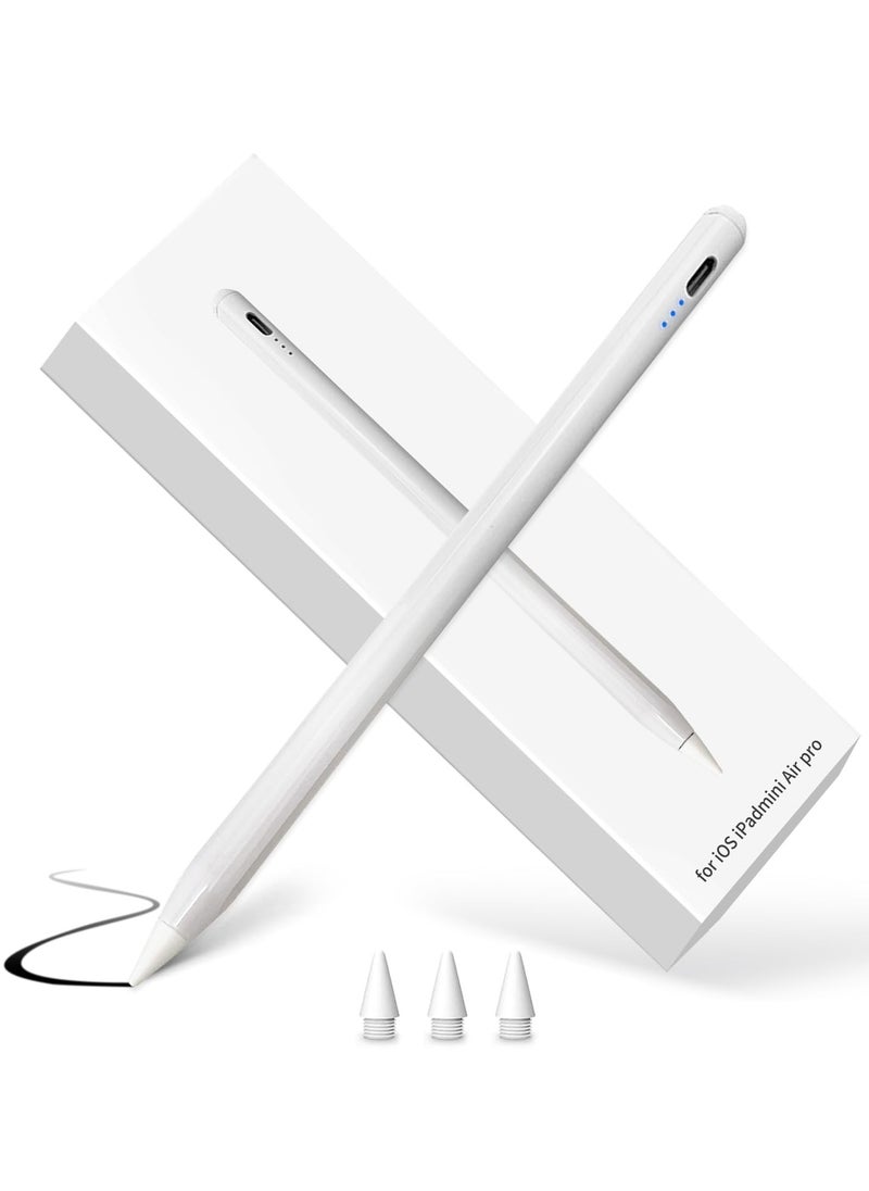 MAKS & CO. Stylus Pen for iPad with Palm Rejection | Active Pencil Compatible with 2018-2022 iPad Pro (11/12.9 Inch), iPad Air 3rd/4th Gen, iPad 6/7/8th Gen, and iPad Mini 5th Gen | Precise Writing and Drawing Tool  - Image 2