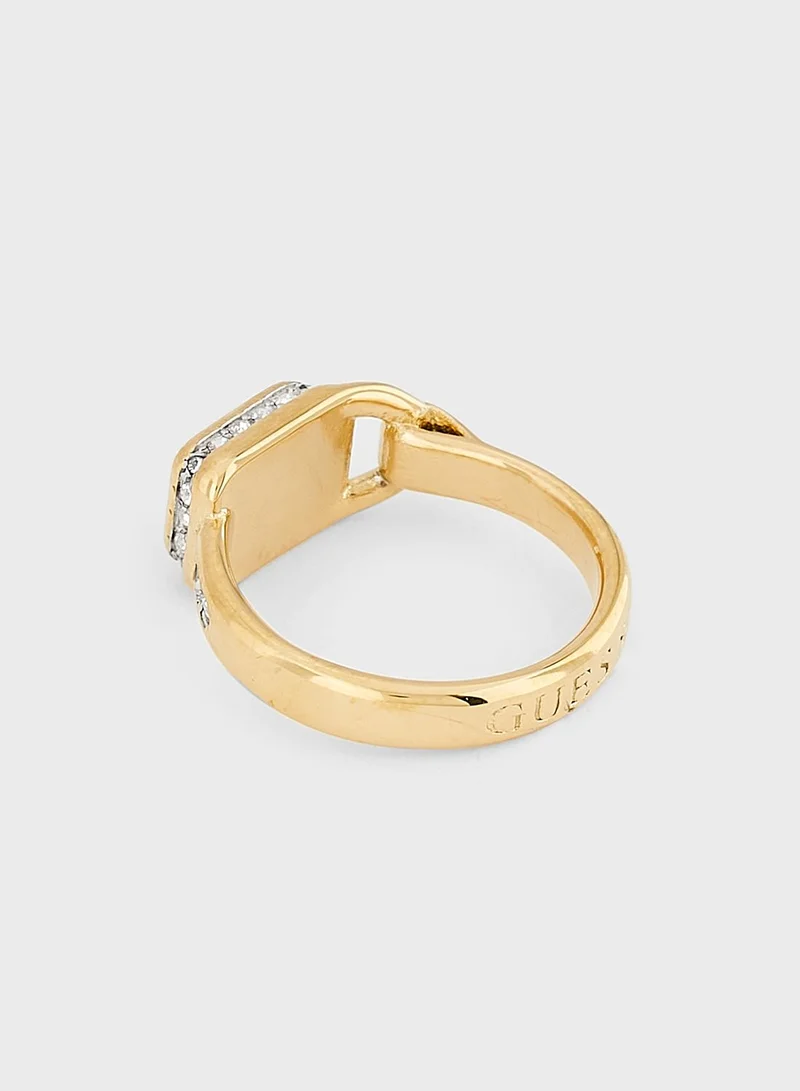 GUESS Padlock Ring