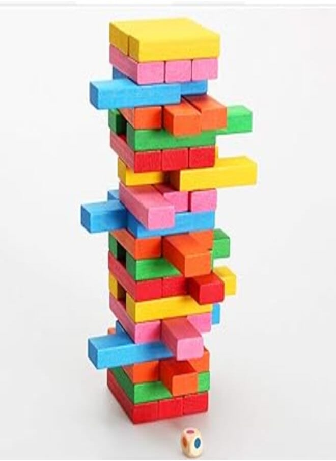 OR Wooden Tower for kids - Wood Building Blocks 