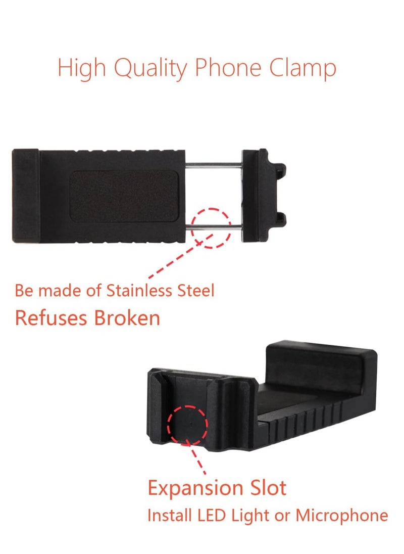 RATSAW - Ajustable Phone Tripod Cellphone Holder Overhead Phone Mount Table Top Teaching Online Stand for Live Streaming and Online Video and Food Crafting Demo Drawing Sketching Recording Cook Recording - Image 1