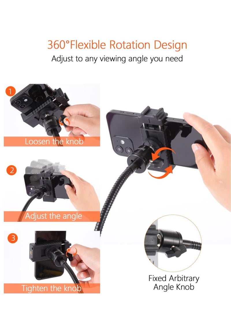 RATSAW - Ajustable Phone Tripod Cellphone Holder Overhead Phone Mount Table Top Teaching Online Stand for Live Streaming and Online Video and Food Crafting Demo Drawing Sketching Recording Cook Recording - Image 1