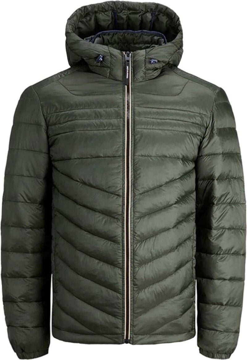 Jack Jones Men's Puffer Hooded Jacket - 12211785 - Image 2