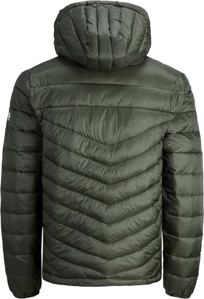 Jack Jones Men's Puffer Hooded Jacket - 12211785 - Image 5