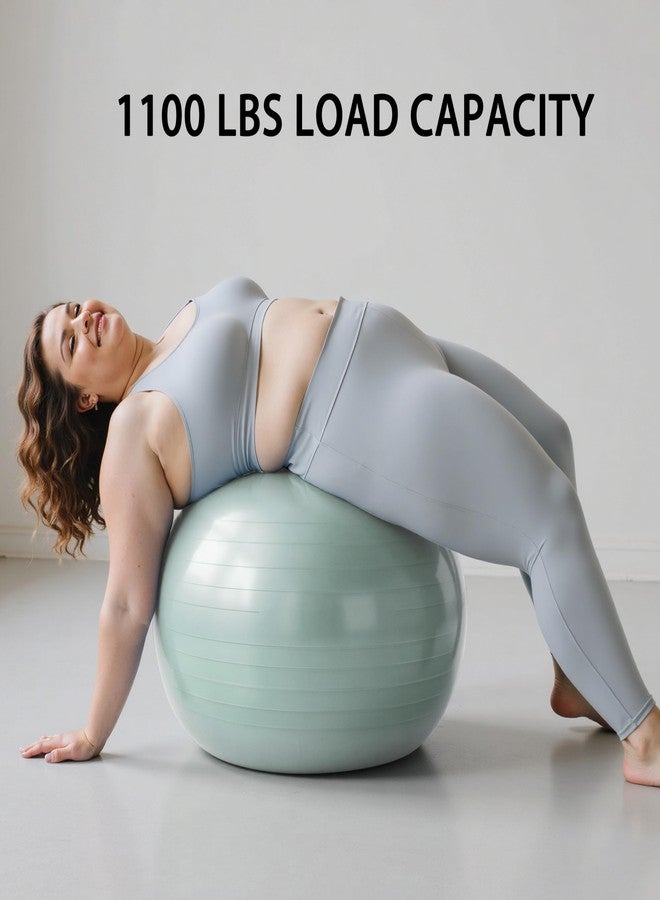 FITMIND Yoga Ball set-65cm&25cm(Green) - Image 5