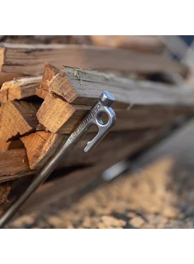 Campingmoon Coleman Ground Nail Set Camping Tent Pegs Outdoor Tools Stainless Steel Nails Beach Camping Nails 20Cm 8 Pieces - Image 5