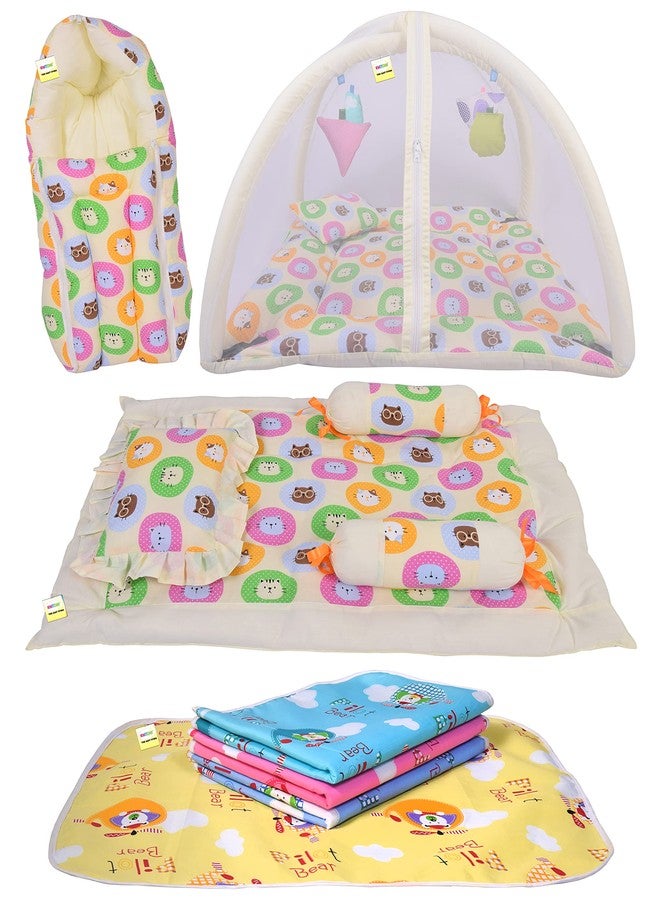 Kwitchy Baby Bedding Set for New Born Essential Combo (0-6 Months) (4PCS Set) - Image 1