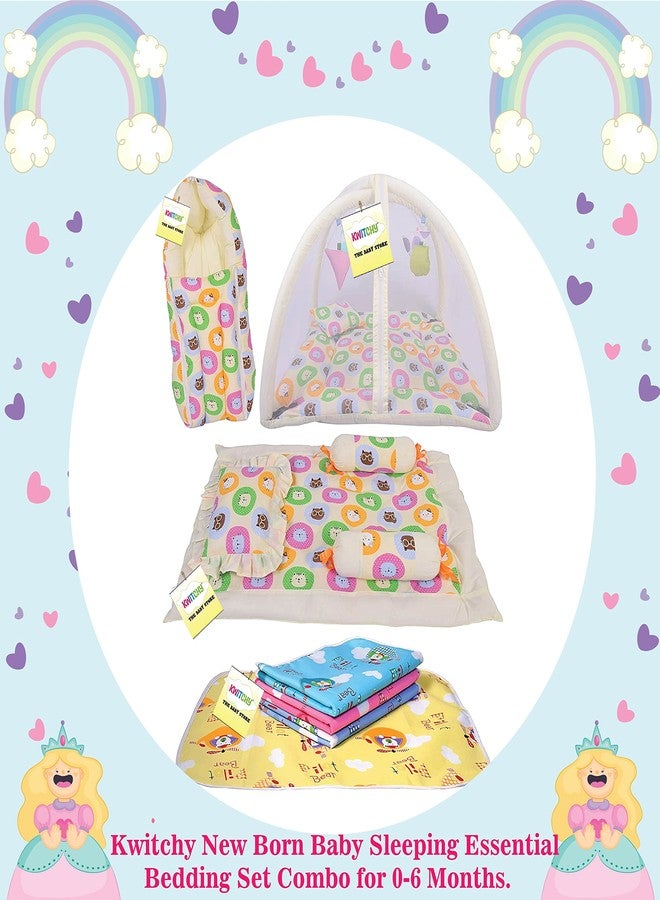 Kwitchy Baby Bedding Set for New Born Essential Combo (0-6 Months) (4PCS Set) - Image 2