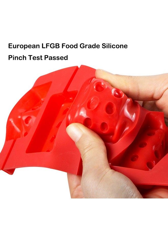 Webake Silicone Lollipop Molds Chocolate Hard Candy Lollypop Sucker Mold Set Of 3 (Include 100 Paper Sticks) - Image 3