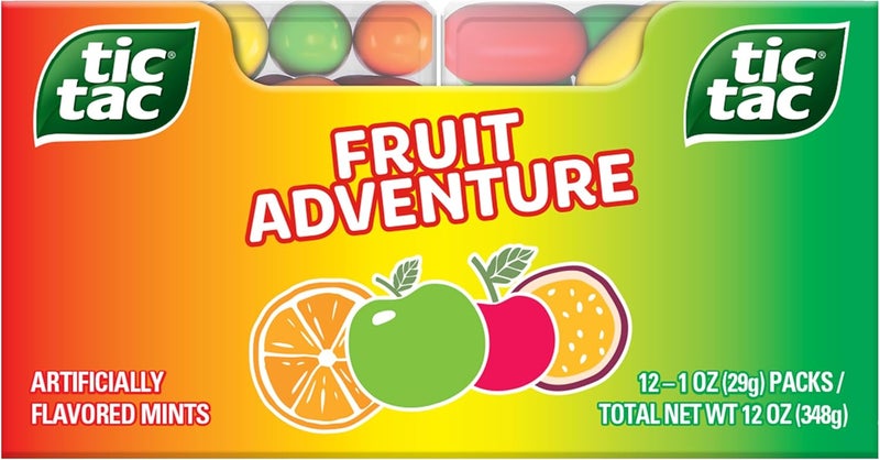 Tic Tac Fruit Adventure Mints - 12 Count - Image 1