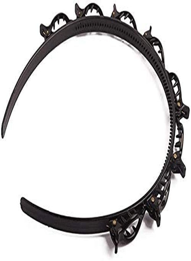 Ekdant Headbands, Hair Clips for Girl and Lady, Barrettes for Thin or Thick Hair, Double Bangs Hairstyle Hairpin, Alligator Clips, for Makeup, Washing Face, Yoga, and so on packof 1 - Image 2