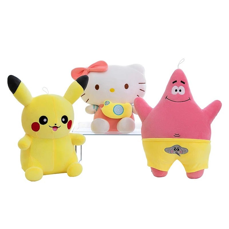 Y&D Zoo PP Cotton Durable Plush Toy Cute Animal Cartoon Embroidery Soft and Fun Weighted Stuffed Toy for Birthday izable - Image 1