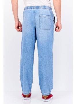 Jack Jones Men Regular Fit Washed Non Stretchable Jogger Jeans, Blue  - Image 2
