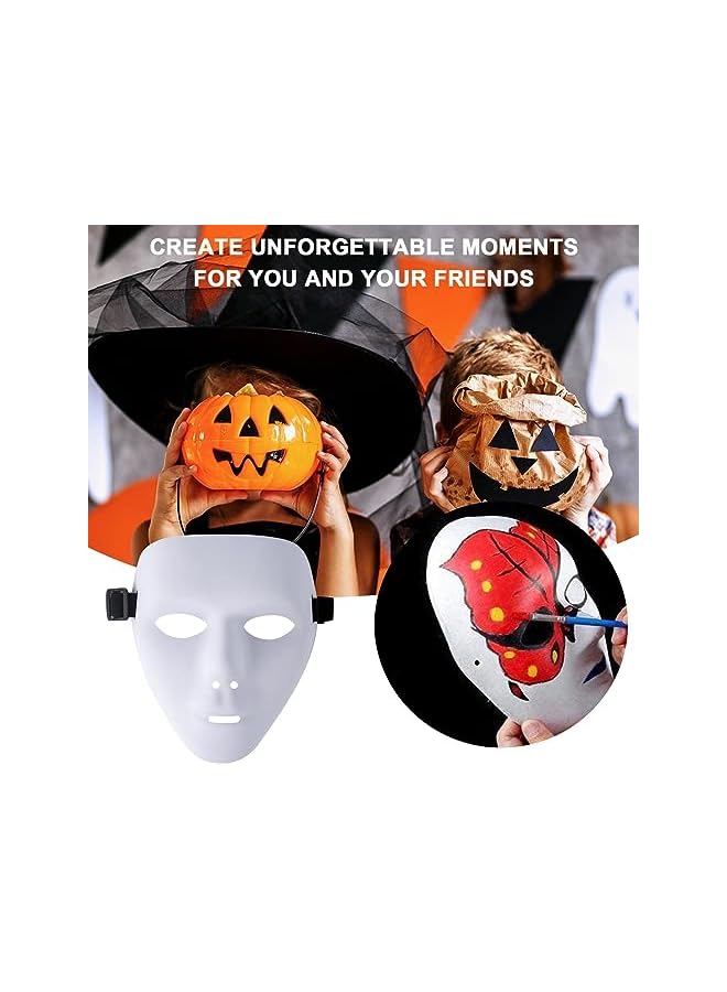 The Bros Hip Hop Mask, Full Face Hacker Mask, Masked Dancer, Ghost Step, Prom Men and Women Hip Hop Mask, Halloween Mask, Role Playing Party Props for Most People's Faces for Easter, Halloween Etc (2 Pack)  - Image 5