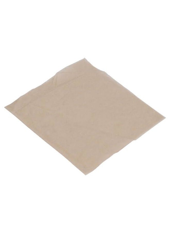 Durable Packaging 6" x 10 3/4" Green Choice Interfolded Kraft Unbleached Brown Soy Wax Bakery Tissue - Image 3