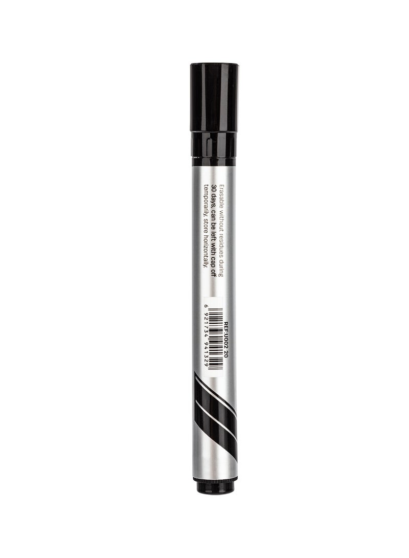 Deli EU00220 BLACK Whiteboard Marker 12pcs/box- ideal for writing on whiteboards in offices, classrooms, and meeting rooms  - Image 5