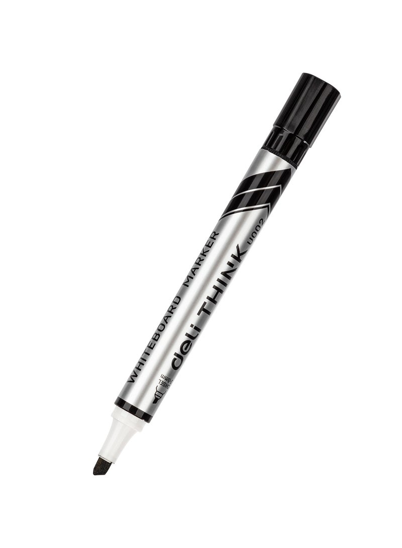 Deli EU00220 BLACK Whiteboard Marker 12pcs/box- ideal for writing on whiteboards in offices, classrooms, and meeting rooms  - Image 3