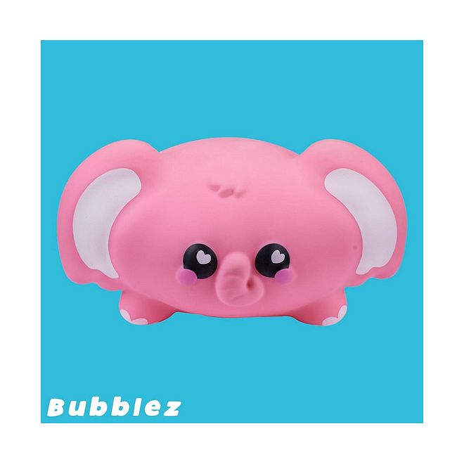 Smooshzees Snugzees, Bubblez, Elephant, Collectable Characters, Super Soft, Cuddly, Squishy, 24 Months+, â€Ž22 x 16 x 12 cm - Pink - Image 5