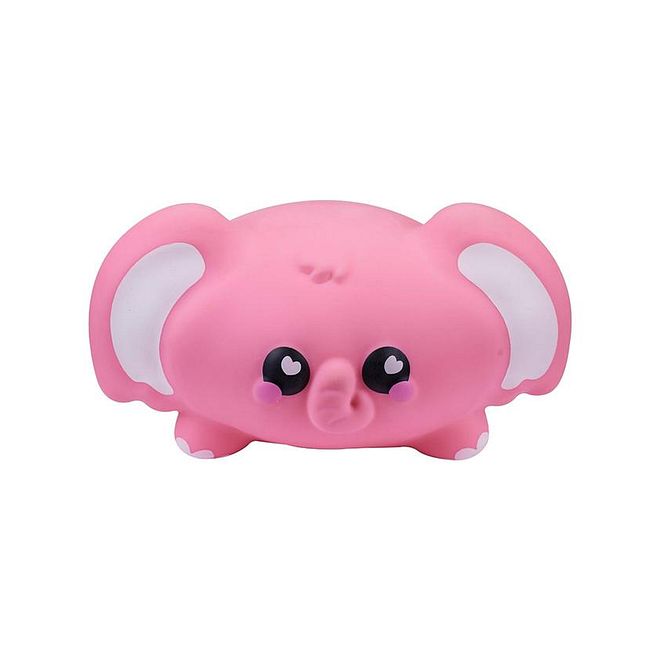 Smooshzees Snugzees, Bubblez, Elephant, Collectable Characters, Super Soft, Cuddly, Squishy, 24 Months+, â€Ž22 x 16 x 12 cm - Pink - Image 1