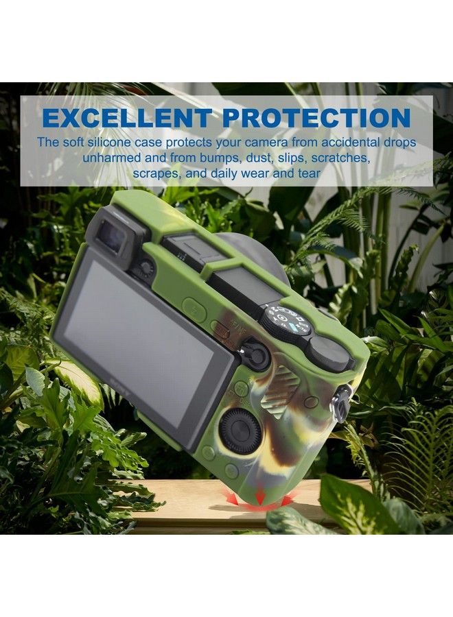 Easy Hood Case For Sony Alpha A6100 A6300 A6400 Ilce6100 Ilce6300 Ilce6400 Digital Camera Antiscratch Soft Silicone Housing Protective Cover Protector Skin (Pink) - Image 4