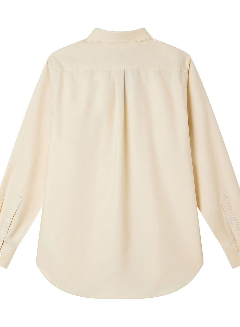 GIORDANO Men’s Cotton Long-Sleeve Wrinkle-Free Shirt - Image 4