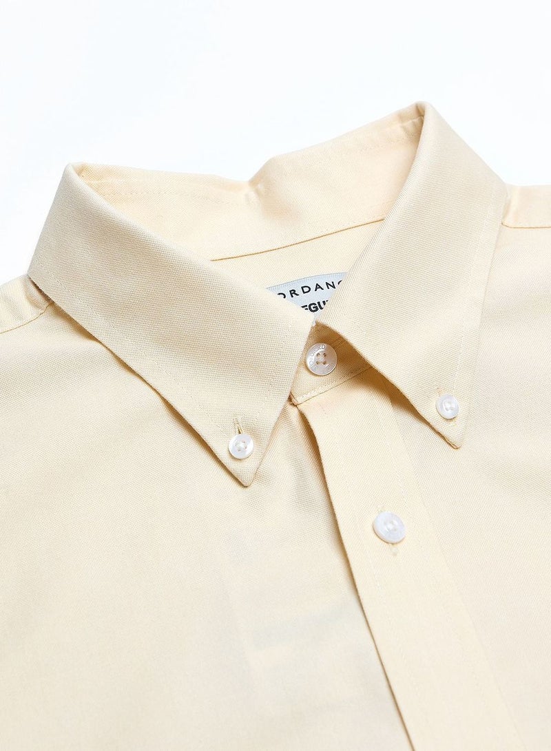 GIORDANO Men’s Cotton Long-Sleeve Wrinkle-Free Shirt - Image 5