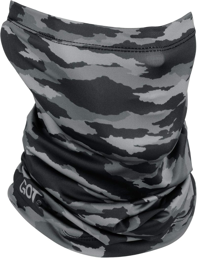 GOT Sports UPF 50+ Fishing Neck Gaiter - UV Face Mask Sun Protection for Men & Women - Disruptive Night Camo - Image 1