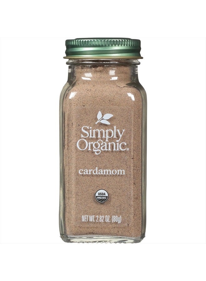 Simply Organic Cardamom, 2.82 Ounce, Certified Organic & Kosher, Aromatic, Subtly Spicy-Sweet, No ETO, Non Irradiated - Image 1