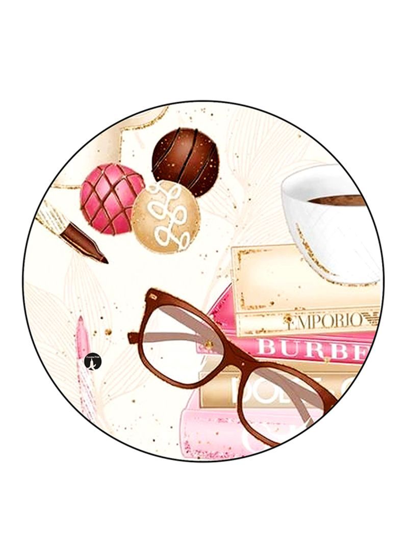 RKN Glasses Printed Mouse Pad Multicolour