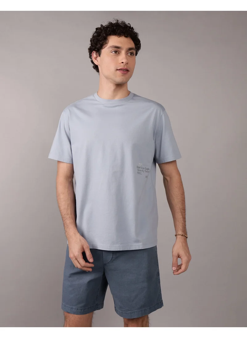 امريكان ايجل AE Applique Logo Graphic T-Shirt