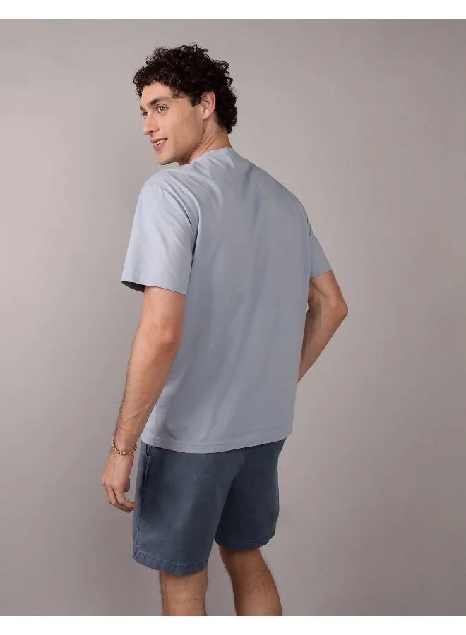 امريكان ايجل AE Applique Logo Graphic T-Shirt