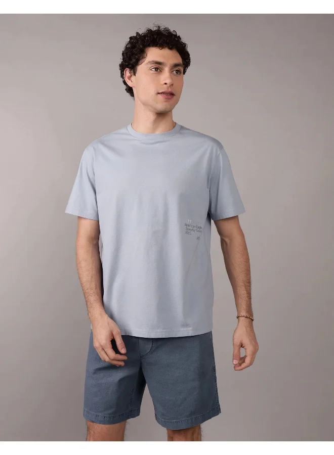 امريكان ايجل AE Applique Logo Graphic T-Shirt