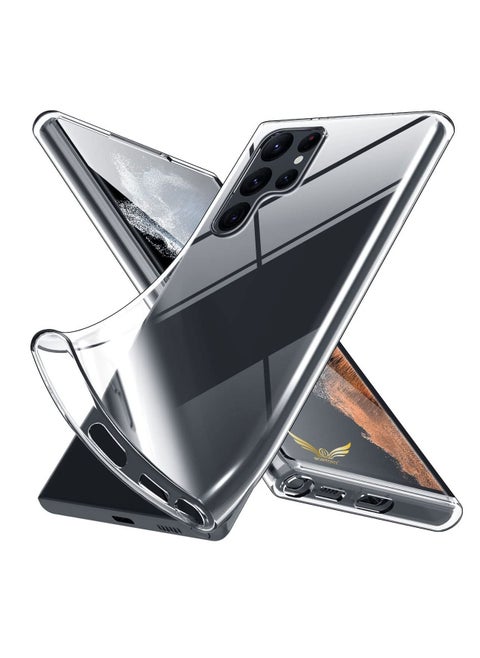 S23 Ultra Case Crystal Clear Non Yellowing Anti Scaratch Flexible Soft Gel Rubber Cover Compatible with Samsung Galaxy S23 Ultra 6.8 Inch