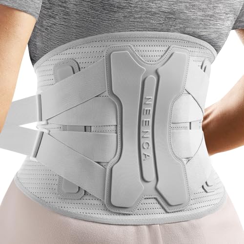 NEENCA Back Brace for Lower Back Pain Relief with Bionic Support System Lumbar Support Belt for WomenMen with Lumbar Pad Soft Breathable 3D Knit Fabric for Herniated Disc Sciatica Scoliosis - Image 2