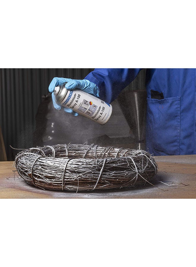 Weicon رذاذ ألومنيوم A 100 400 مل مقاوم للتآكل حماية ضد الصدأ والتآكل ألومنيوم معدني غير لامع - Image 2