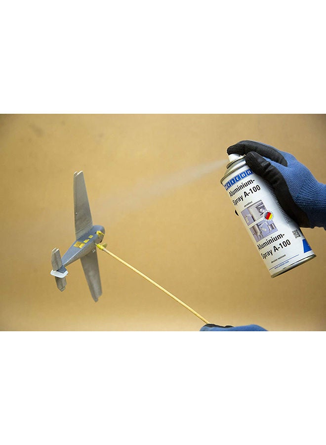 Weicon رذاذ ألومنيوم A 100 400 مل مقاوم للتآكل حماية ضد الصدأ والتآكل ألومنيوم معدني غير لامع - Image 5