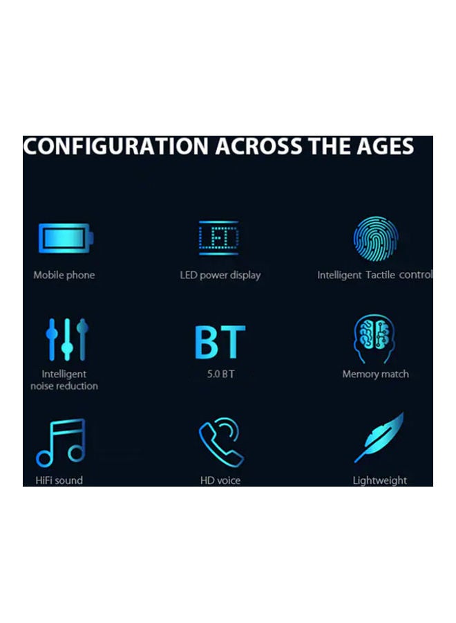 F9 True Wireless Headset With Charging Case Box And Cable - Image 3