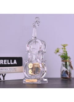 Generic Mechanical Violin Shape Music Box  - Image 2